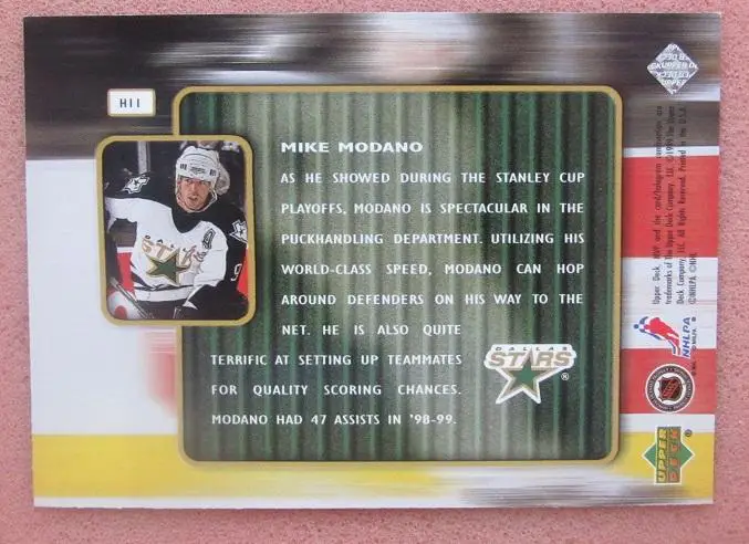 НХЛ Майк Модано Даллас Старз № H 11 1