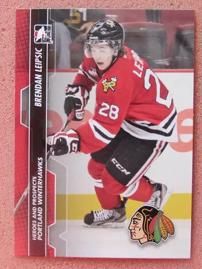 НХЛ Брендан Лайпсик Портленд Уинтерхокс № 48