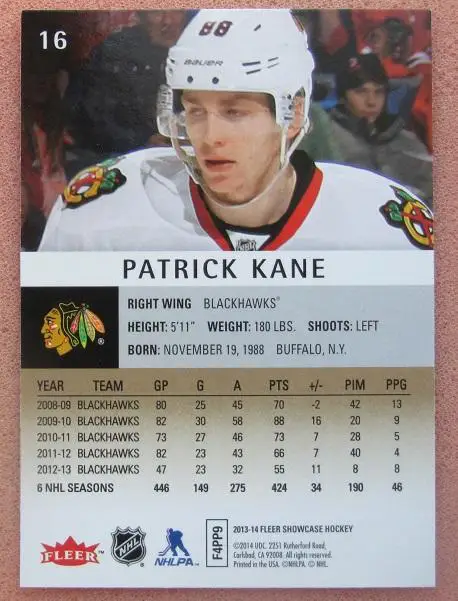 НХЛ Патрик Кейн Чикаго Блэкхокс № 16 1
