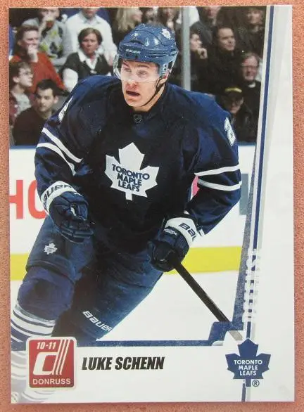 НХЛ Люк Шенн Торонто Мэйпл Лифс № 168