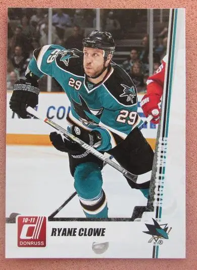 НХЛ Райан Клоу Сан-Хосе Шаркс № 211