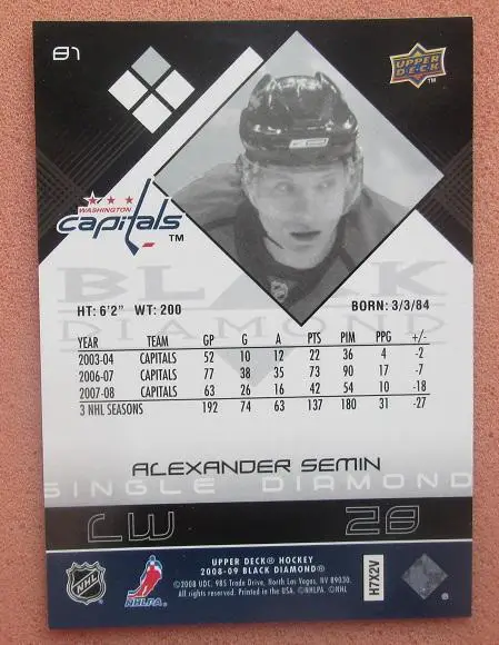 Базовый комплект карточек 2008-09 Black Diamond из 84 карт 5