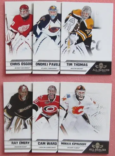 Базовый комплект карточек 2010-11 All goalie из 100 карт