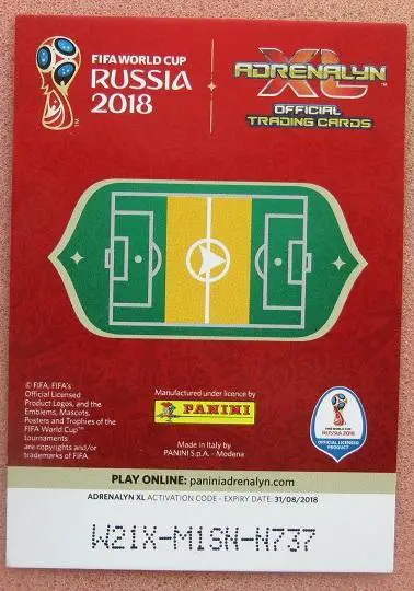 Чемпионат Мира 2018 Panini Adrenalin Иско Испания 1