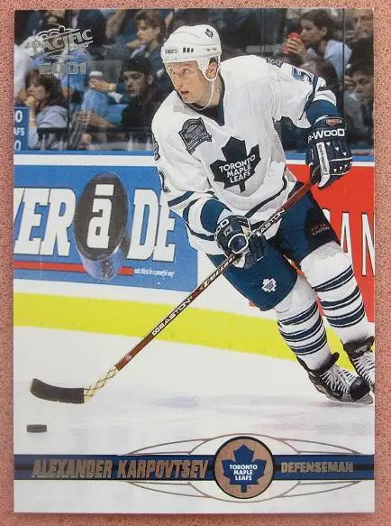 НХЛ Александр Карповцев Торонто Мэйпл Лифс Динамо Москва Новосибирск № 394