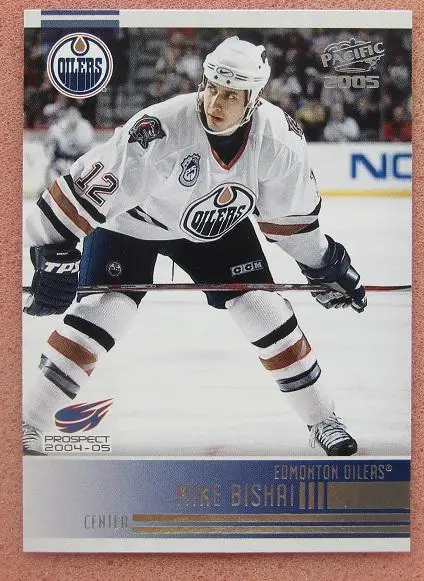 НХЛ Майк Бишай Эдмонтон Ойлерз № 283