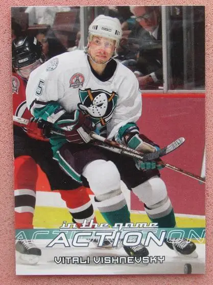 НХЛ Виталий Вишневский Анахайм Дакс Ярославль Воскресенск СКА Череповец № 98