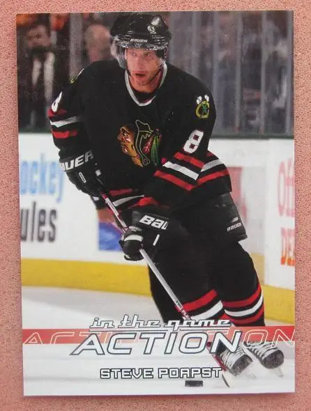 НХЛ Стеве Поапст Чикаго Блэкхокс № 109