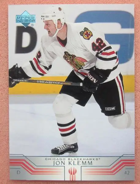 НХЛ Джон Клемм Чикаго Блэкхокс № 272