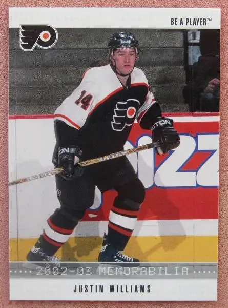 НХЛ Джастин Уильямс Филадельфия Флайерз № 156