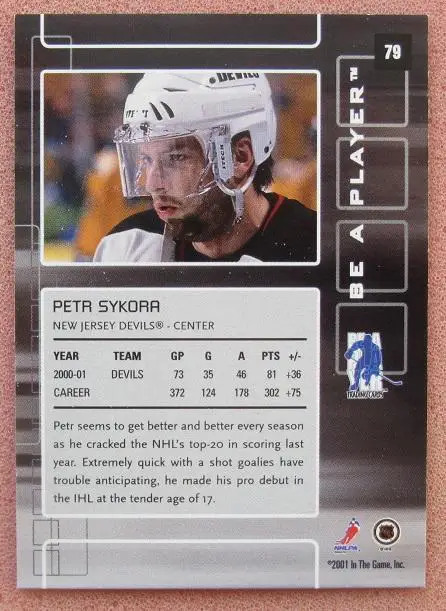 НХЛ Петр Сикора Нью-Джерси Дэвилз № 79 1