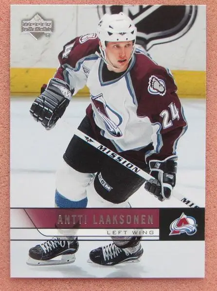 НХЛ Антти Лааксонен Колорадо Эвеланш № 304