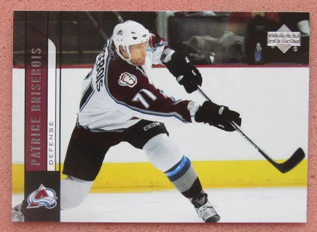 НХЛ Патрис Бризбуа Колорадо Эвеланш № 303