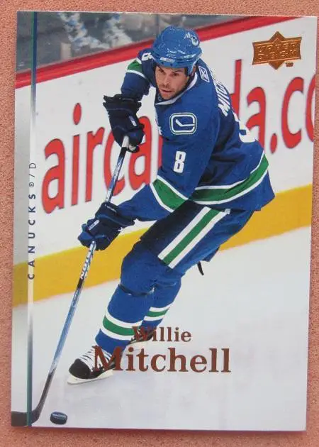 НХЛ Уилли Митчелл Ванкувер Кэнакс № 286