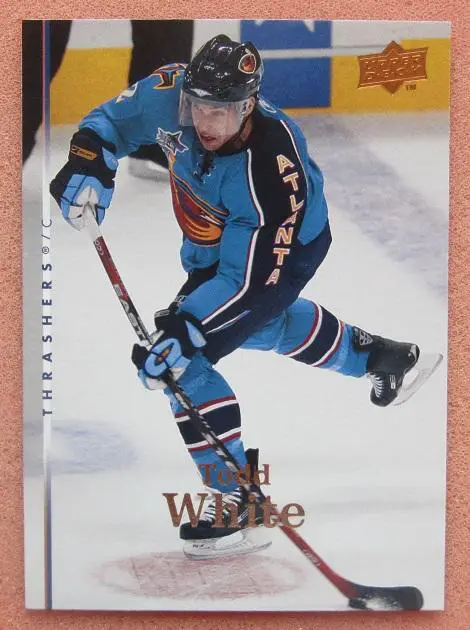 НХЛ Тодд Уайт Атланта Трэйшерз № 422