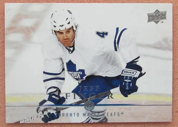НХЛ Джефф Фингер Торонто Мэйпл Лифс № 429