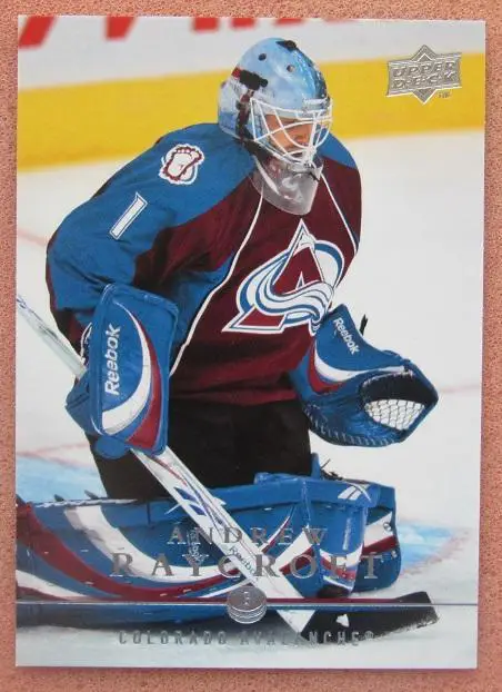 НХЛ Эндрю Рэйкрофт Колорадо Эвеланш № 302