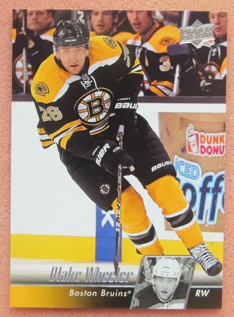 НХЛ Блейк Уилер Бостон Брюинз № 266