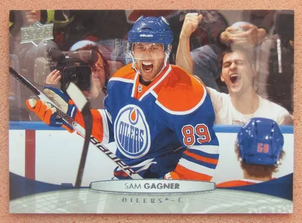 НХЛ Сэм Ганье Эдмонтон Ойлерз № 128