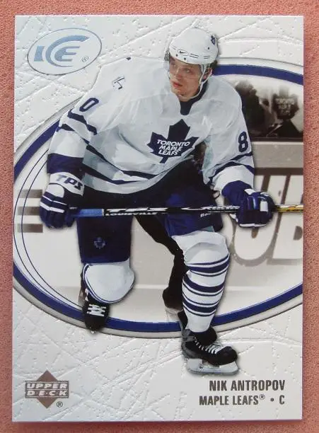 НХЛ Ник Антропов Торонто Мэйпл Лифс Усть-Каменогорск Динамо Москва Казань № 91