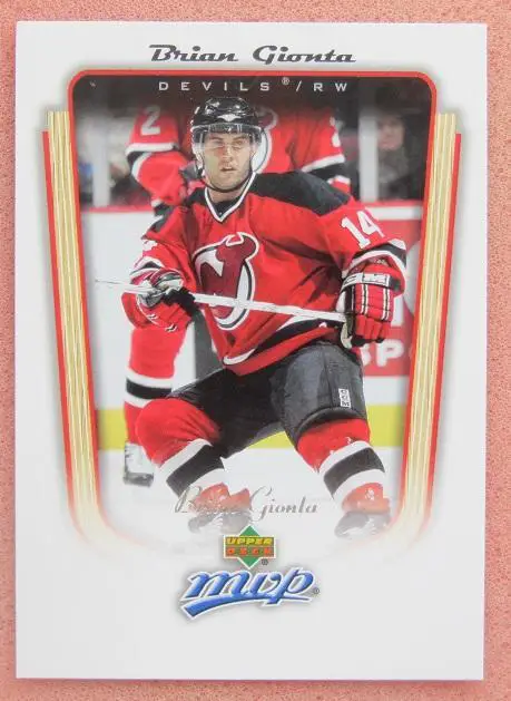 НХЛ Брайан Джионта Нью-Джерси Дэвилз № 237