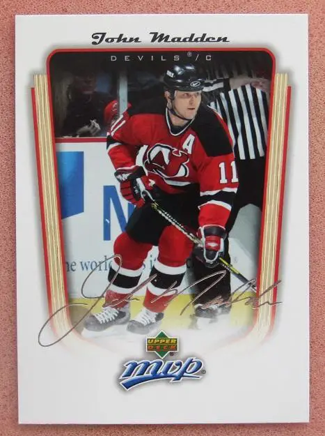 НХЛ Джон Мэдден Нью-Джерси Дэвилз № 232 автограф