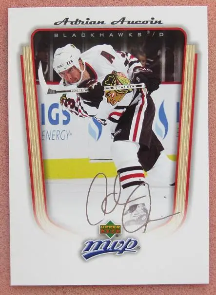 НХЛ Эдриан Окойн Чикаго Блэкхокс № 90 автограф