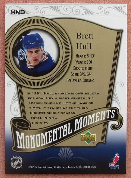 НХЛ Бретт Халл Сент-Луис Блюз № mm3 1