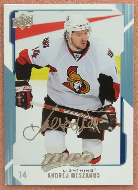 НХЛ Андрей Месарош Тампа Бэй Лайтнинг № 269 автограф