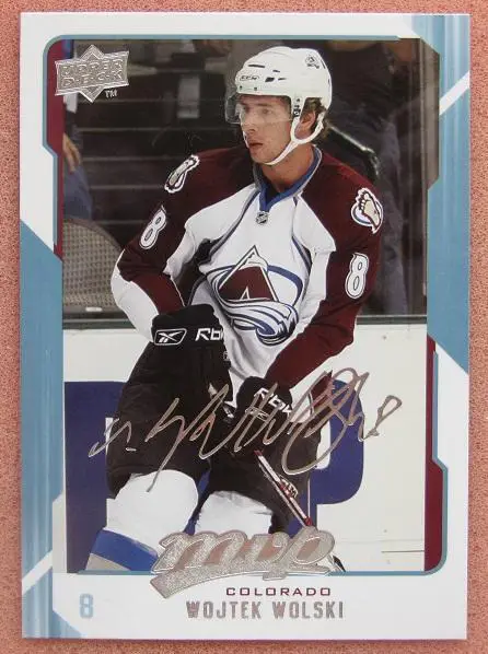 НХЛ Войтек Вольски Колорадо Эвеланш Нижний Новгород Магнитогорск № 75 автограф