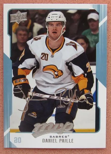 НХЛ Дэниэл Пайе Баффало Сейбрз № 39 автограф