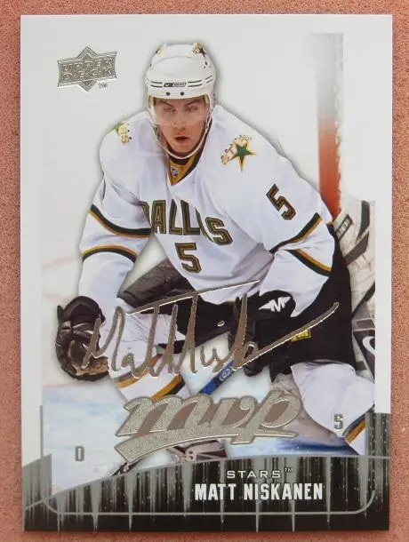 НХЛ Мэтт Нисканен Даллас Старз № 205 автограф
