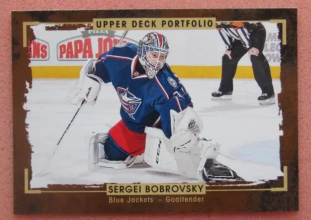 НХЛ Сергей Бобровский Новокузнецк Коламбус Блю Джекетс СКА Санкт-Петербург № 39