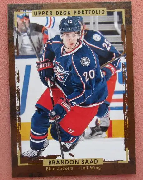 НХЛ Брэндон Саад Коламбус Блю Джекетс № 67