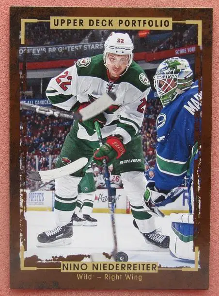 НХЛ Нино Нидеррайтер Миннесота Уайлд № 104