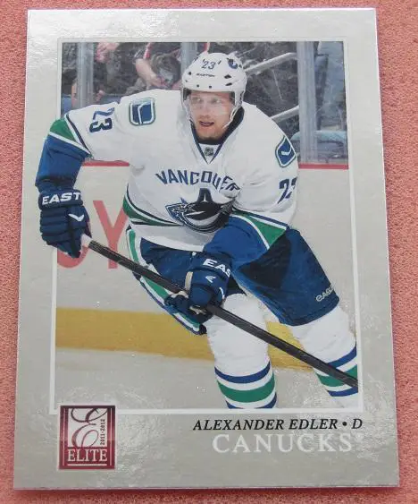 НХЛ Александр Эдлер Ванкувер Кэнакс № 50