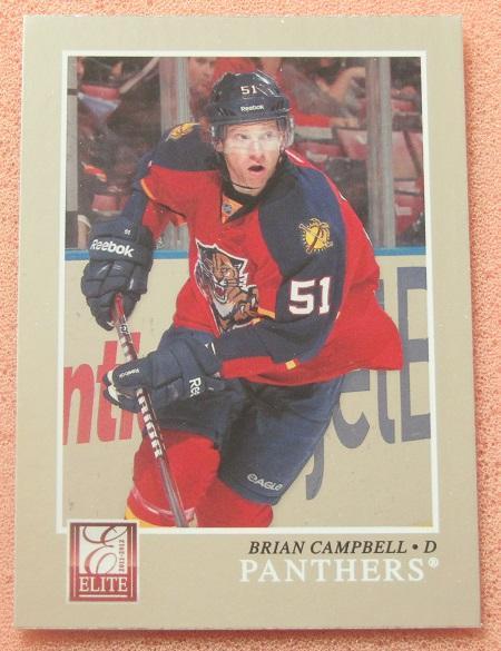 НХЛ Брайан Кэмпбелл Флорида Пантерз № 189