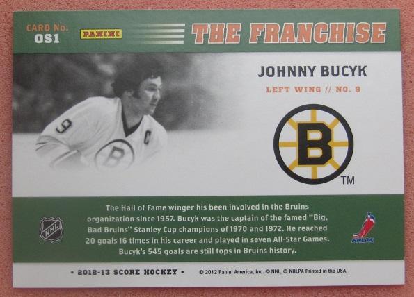 НХЛ Джонни Буцик Бостон Брюинз № OS1 1
