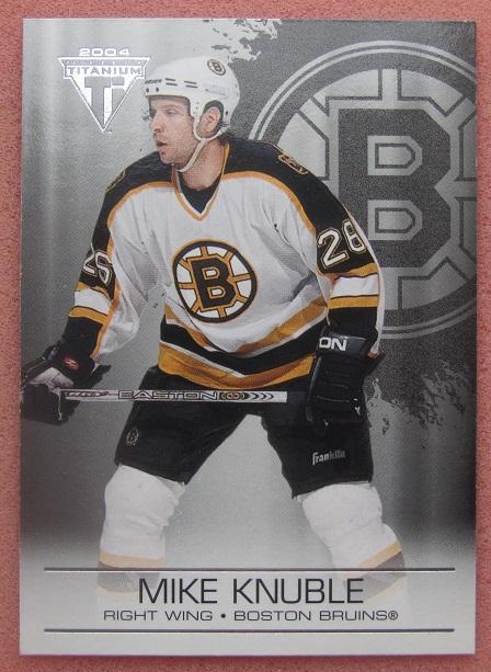 НХЛ Майк Кнубл Бостон Брюинз № 8