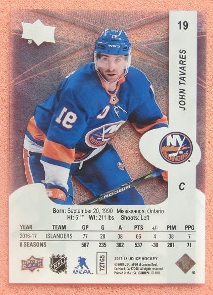 НХЛ Джон Таварес Нью-Йорк Айлендерс № 19 1