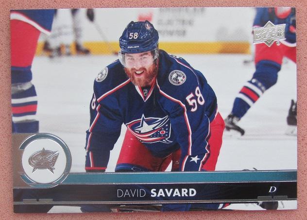 НХЛ Дэвид Савар Коламбус Блю Джекетс № 52