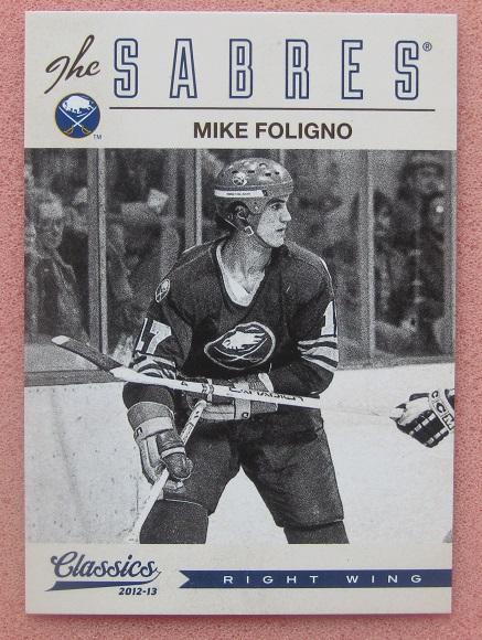НХЛ Майк Фолиньо Баффало Сейбрз № 166