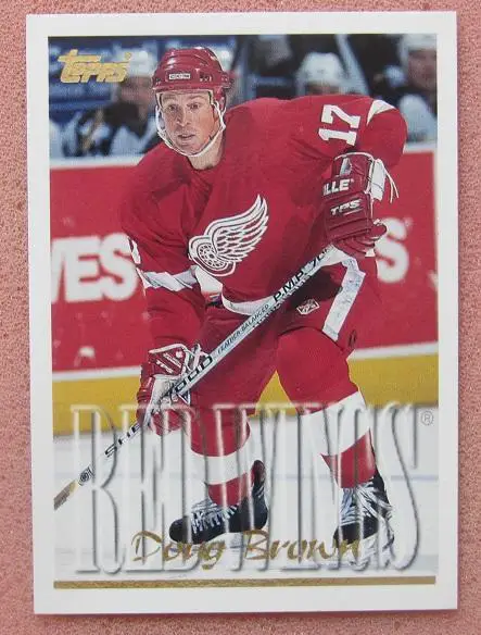 НХЛ Дуг Браун Детройт Ред Уингз № 81