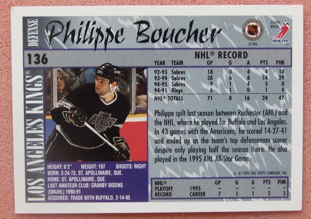 НХЛ Филипп Буше Лос-Анжелес Кингз № 136 1