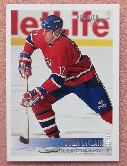 НХЛ Джон Леклер Монреаль Канадиенс № 117