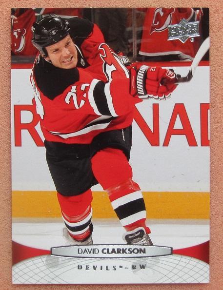 НХЛ Дэвид Кларксон Нью-Джерси Дэвилз № 92