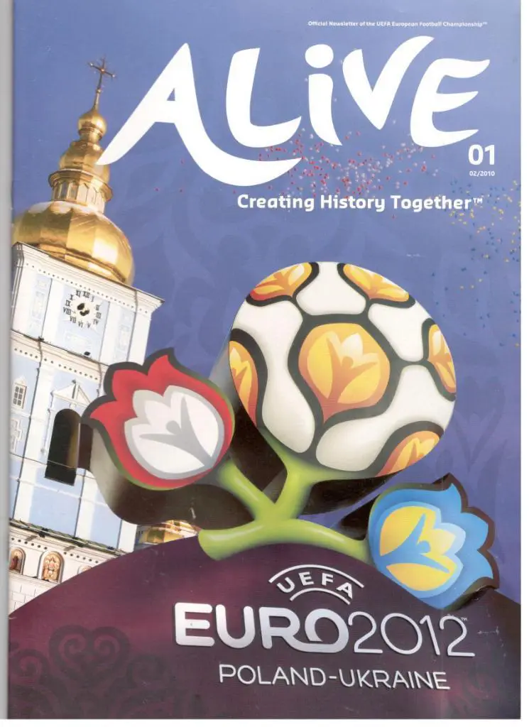 журнал УЕФА Евро 2012 выпуск Alive № 1