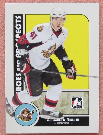 НХЛ Александр Никулин Бингхэмтон Сенаторс Пермь ЦСКА Спартак Москва Амур № 12