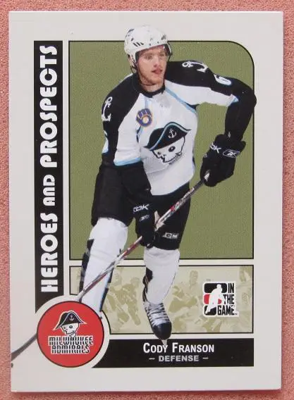 НХЛ Коди Франсон Милуоки Эдмиралс № 21