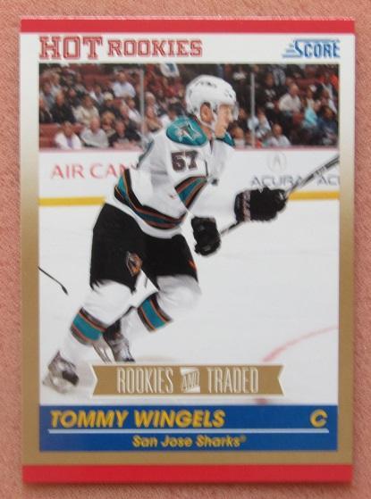 НХЛ Томми Вингелс Сан-Хосе Шаркс № 656